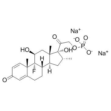 Dexamethasone phosphate disodium(Dexamethasone 21-phosphate disodium salt)ͼƬ