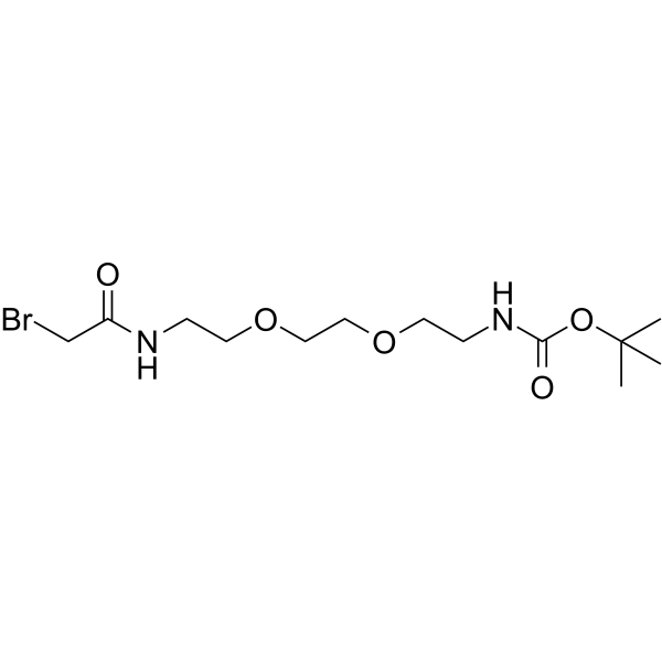 Bromoacetamido-C2-PEG2-NH-BocͼƬ