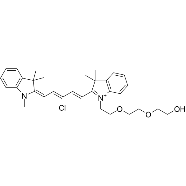 N-Methyl-N'-(hydroxy-PEG2)-Cy5ͼƬ