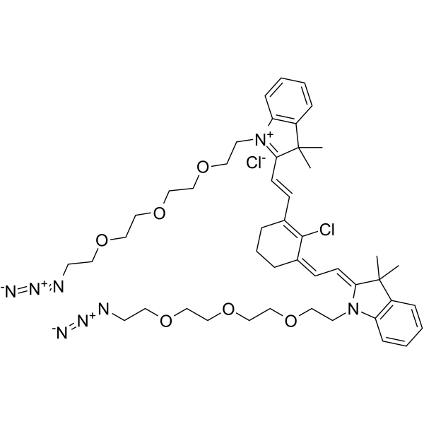 N,N'-bis-(azide-PEG3)-chlorocyclohexenyl Cy7ͼƬ