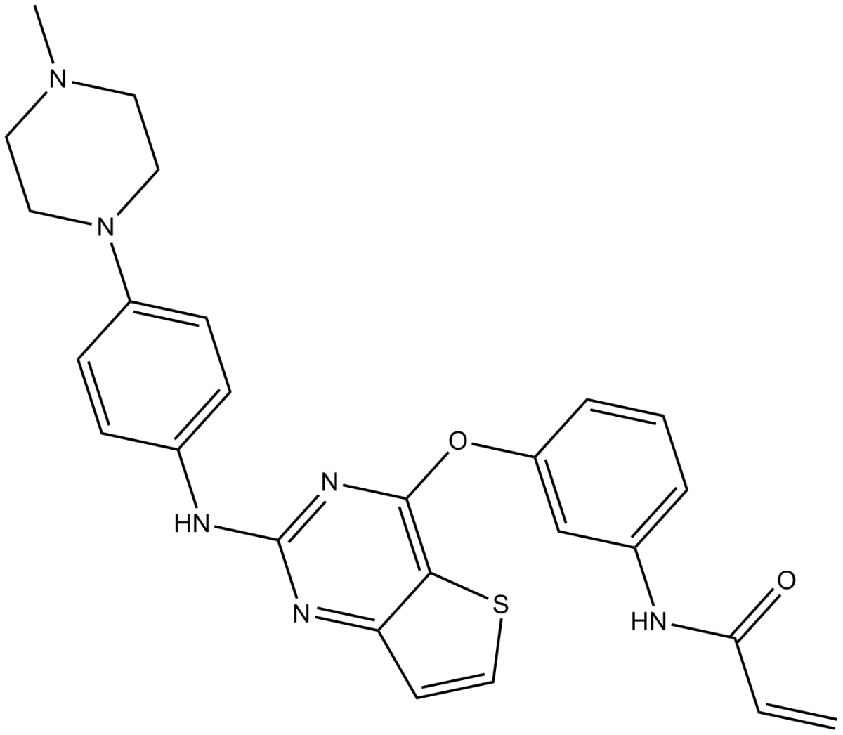 Olmutinib(HM61713,BI 1482694)ͼƬ