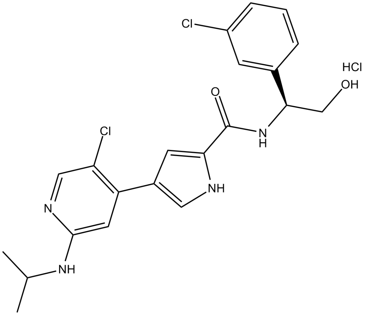 Ulixertinib(hydrochloride)ͼƬ