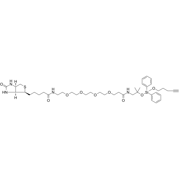 Biotin-PEG4-amino-t-Bu-DADPS-C3-alykneͼƬ