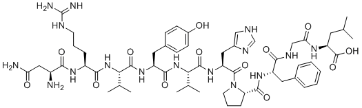 Angiotensin I,asn(1)-val(5)-gly(9)-ͼƬ