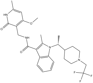 Lirametostat(CPI-1205)ͼƬ