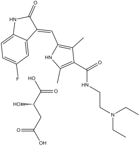 Sunitinib Malate(SU-11248 Malate)ͼƬ