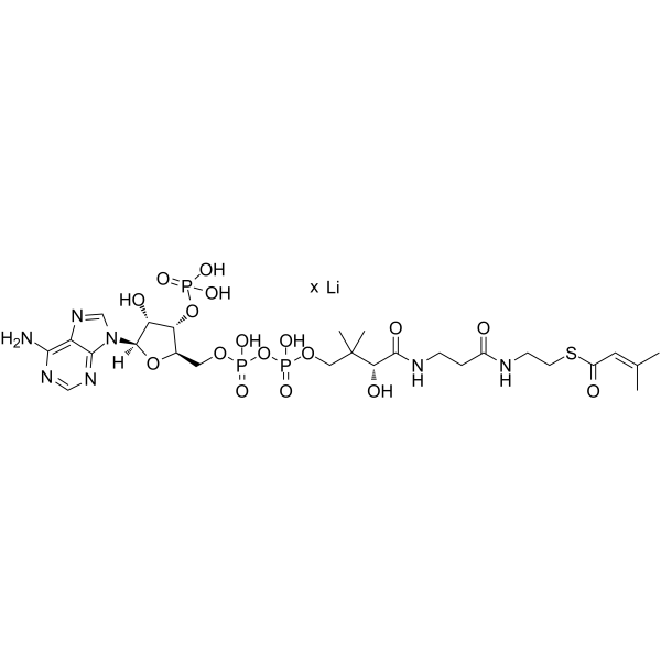 β-Methylcrotonyl coenzyme A lithiumͼƬ