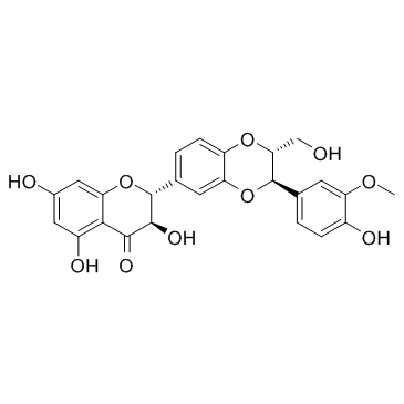 Silibinin(SilybinSilibinin ASilymarin I)ͼƬ