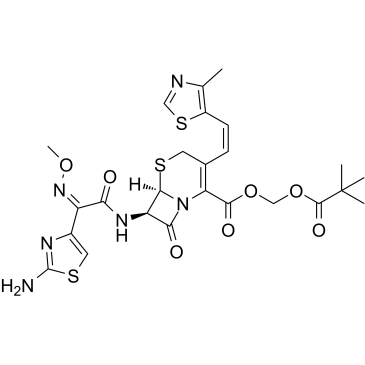 Cefditoren Pivoxil(Cefditoren pivoxylCefditoren pivaloyloxymethyl esterME 1207)ͼƬ