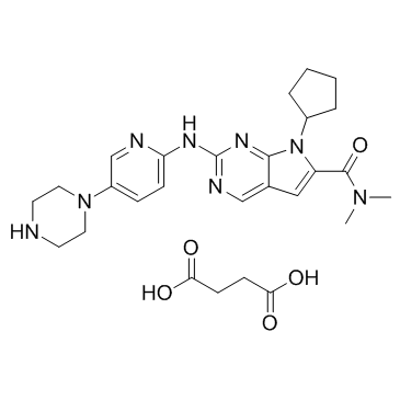 Ribociclib succinate(LEE011 succinate)ͼƬ