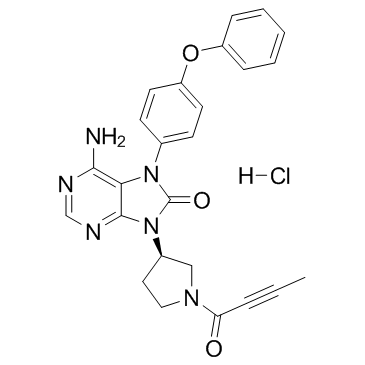 Tirabrutinib hydrochloride(ONO-4059 hydrochlorideGS-4059 hydrochloride)ͼƬ