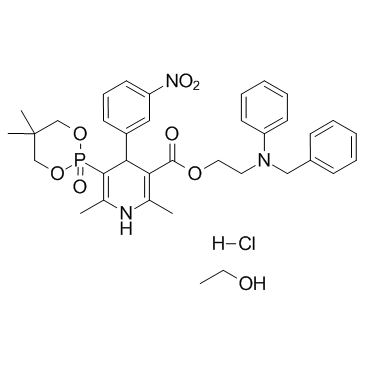 Efonidipine hydrochloride monoethanolate(NZ-105 hydrochloride monoethanolate)ͼƬ