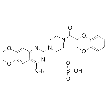 Doxazosin mesylate(UK 33274 mesylate)ͼƬ