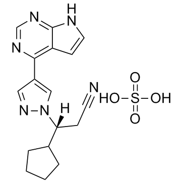 Ruxolitinib sulfate(INCB018424 sulfateRuxolitinib)ͼƬ