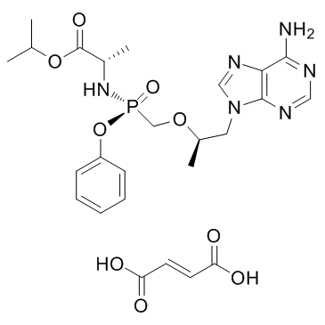 Tenofovir alafenamide fumarate(GS-7340 fumarate)ͼƬ