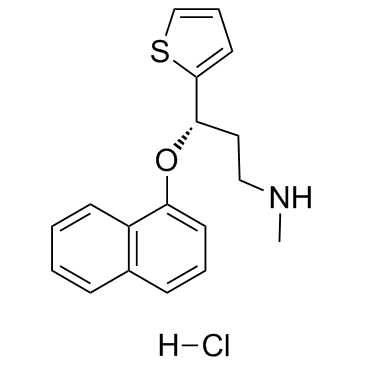 Duloxetine hydrochloride((S)-Duloxetine hydrochlorideLY-248686 hydrochloride)ͼƬ