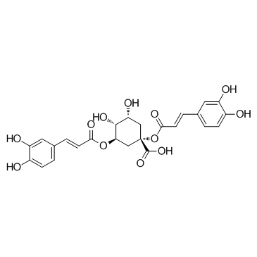 1,3-Dicaffeoylquinic acid(1,3-O-Dicaffeoylquinic acid 1,5-Dicaffeoylquinic acid)ͼƬ