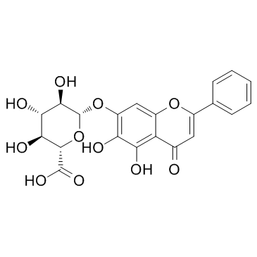 Baicalin(Baicalein 7-O--D-glucuronide)ͼƬ