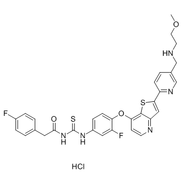 Glesatinib hydrochloride(MGCD265 hydrochloride)ͼƬ