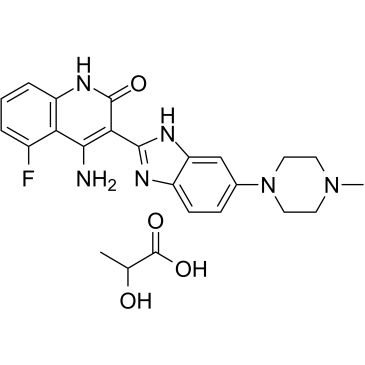 Dovitinib lactate(CHIR-258 lactateTKI-258 lactate)ͼƬ