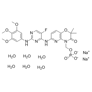 Fostamatinib disodium hexahydrate(R788 disodium hexahydrate)ͼƬ