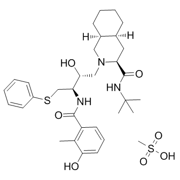 Nelfinavir Mesylate(AG 1343 Mesylate)ͼƬ