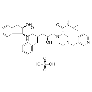 Indinavir sulfate(MK-639 sulfateL735524 sulfate)ͼƬ