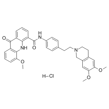 Elacridar Hydrochloride(GF120918A)ͼƬ