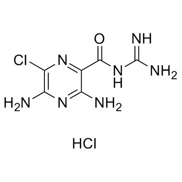 Amiloride hydrochloride(MK-870 hydrochloride)ͼƬ