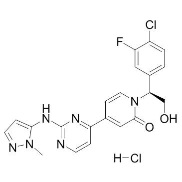 GDC-0994 Hydrochloride(Ravoxertinib hydrochloride)ͼƬ