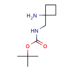 Tert-butyl((1-aminocyclobutyl)methyl)carbamateͼƬ