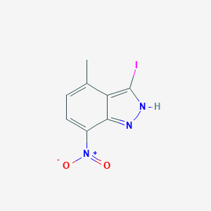 3-Iodo-4-methyl-7-nitro-1H-indazoleͼƬ