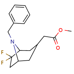 Methyl2-exo-(8-benzyl-6,6-difluoro-8-azabicyclo[3,2,1]octan-3-yl)acetateͼƬ