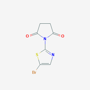 1-(5-Bromo-1,3-thiazol-2-yl)pyrrolidine-2,5-dioneͼƬ