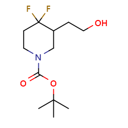 tert-butyl4,4-difluoro-3-(2-hydroxyethyl)piperidine-1-carboxylateͼƬ