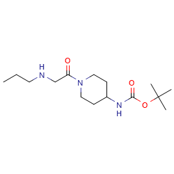 tert-butylN-{1-[2-(propylamino)acetyl]piperidin-4-yl}carbamateͼƬ