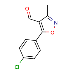 5-(4-chlorophenyl)-3-methyl-1,2-oxazole-4-carbaldehydeͼƬ