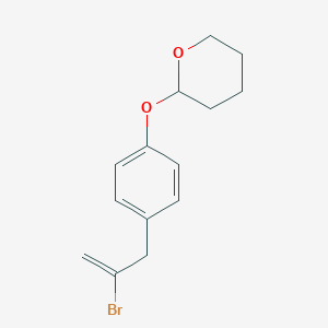 2-Bromo-3-(4-(tetrahydro-pyran-2-yloxy)phenyl)-1-propeneͼƬ