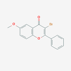 3-Bromo-6-methoxy-2-phenyl-4H-chromen-4-oneͼƬ