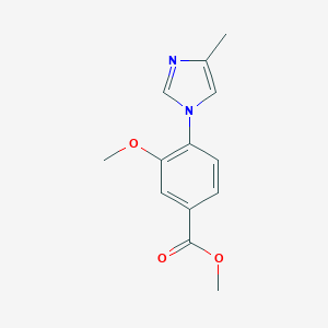 Methyl 3-methoxy-4-(4-methyl-1-imidazolyl)benzoateͼƬ