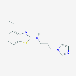 4-ethyl-N-[3-(1H-imidazol-1-yl)propyl]-1,3-benzothiazol-2-amineͼƬ