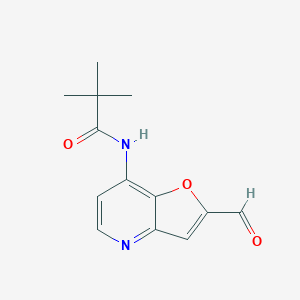 N-(2-Formylfuro[3,2-b]pyridin-7-yl)pivalamideͼƬ