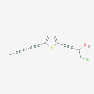 2-(4-Chloro-3-hydroxy-1-butynyl)-5-(1,3-pentadiynyl)thiopheneͼƬ