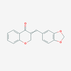 3-[(E)-1,3-benzodioxol-5-ylmethylidene]-2,3-dihydro-4H-chromen-4-oneͼƬ