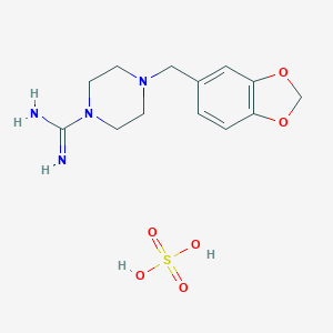 4-(1,3-Benzodioxol-5-ylmethyl)piperazine-1-carboximidamide sulfateͼƬ