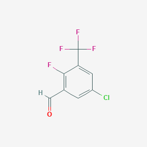 5-Chloro-2-fluoro-3-(trifluoromethyl)benzaldehydeͼƬ