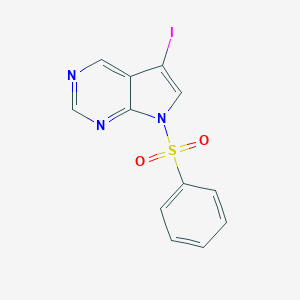 5-IODO-7-(PHENYLSULFONYL)-7H-PYRROLO[2,3-D]PYRIMIDINEͼƬ