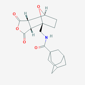 exo-cis-(+/-)-1-(1-Carboxyamido-adamantyl-methyl)-7-oxabicyclo[2,2,1]heptane-2,3-dicarboxylic anhydrideͼƬ