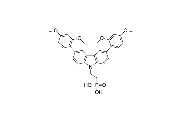 (2-(3,6-Bis(2,4-dimethoxyphenyl)-9H-carbazol-9-yl)ethyl)phosphonic acidͼƬ