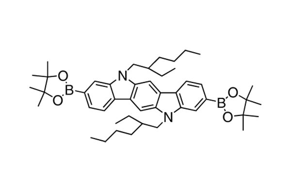 5,11-bis(2-Ethylhexyl)-3,9-bis(4,4,5,5-tetramethyl-1,3,2-dioxaborolan-2-yl)-5,11-dihydroindolo[3,2-b ]carbazoleͼƬ